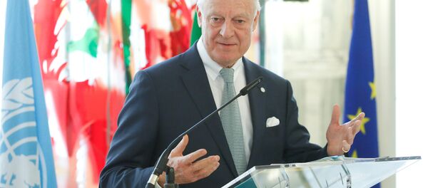 Staffan De Mistura, enviado especial de la ONU para Siria Staffan De Mistura, enviado especial de la ONU para Siria - Sputnik Mundo