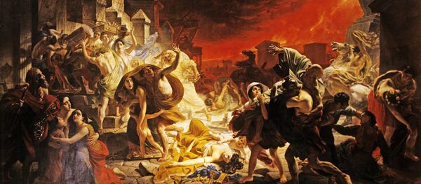 El último día de Pompeya, pintura de Karl Brulov El último día de Pompeya, pintura de Karl Brulov - Sputnik Mundo