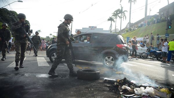 Crisis policial en Espírito Santo, Brasil - Sputnik Mundo