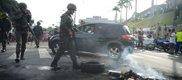 Crisis policial en Espírito Santo, Brasil - Sputnik Mundo
