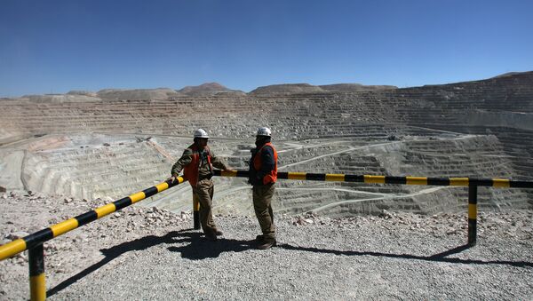 Mina de cobre en Chile (archivo) - Sputnik Mundo