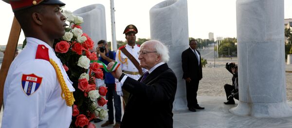 Presidente de Irlanda, Michael D. Higgins en La Habana - Sputnik Mundo