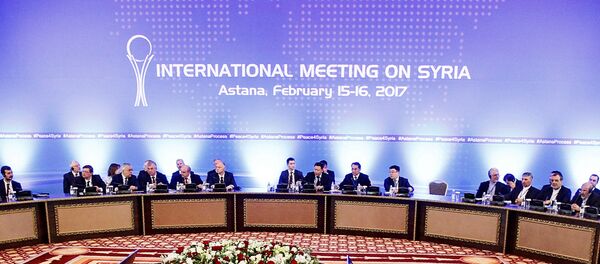 Consultas siria en Astaná (archio) - Sputnik Mundo