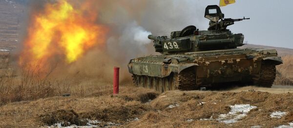 Etapas del biatlón de tanques en las regiones de Primorie y Voronezh Etapas del biatlón de tanques en las regiones de Primorie y Voronezh - Sputnik Mundo