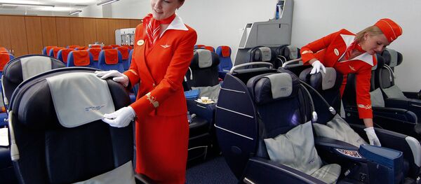 Las azafatas de Aeroflot (imagen referencial) - Sputnik Mundo