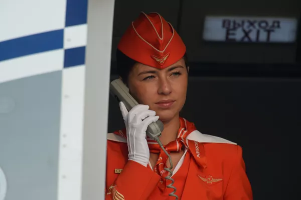 Las seductoras azafatas de la compañía rusa Aeroflot Las seductoras azafatas de la compañía rusa Aeroflot - Sputnik Mundo