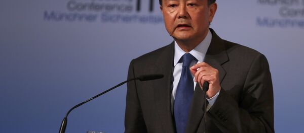 Wang Yi, ministro de Exteriores de China - Sputnik Mundo