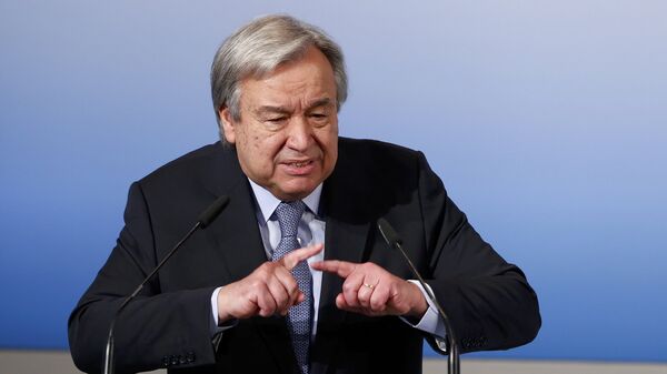 El secretario general de la ONU, António Guterres - Sputnik Mundo