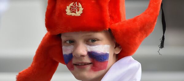 Un hincha ruso - Sputnik Mundo