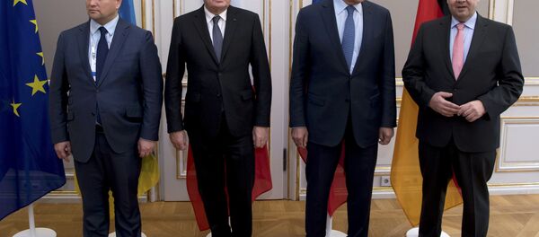 Los cancilleres de Exteriores del Cuarteto de Normandía (Alemania, Francia, Ucrania y Rusia) - Sputnik Mundo