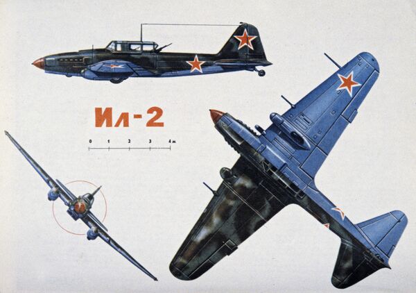 IL-2 'Shturmovik' reproducido en el libro 'Las Armas de la Victoria 1941-1945' - Sputnik Mundo