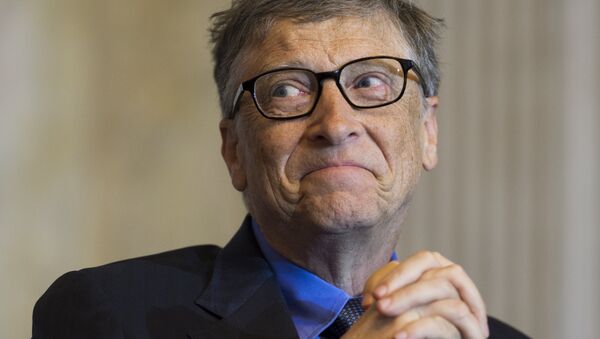 Bill Gates, co-chair of the Bill and Melinda Gates Foundation and founder of Microsoft, participates in the Financial Inclusion Forum at the Treasury Department in Washington, DC, December 1, 2015.  - Sputnik Mundo