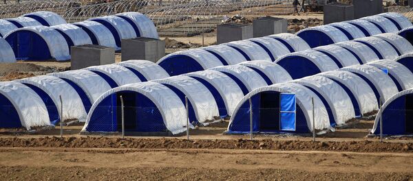 Campamento de refugiados al sur de Mosul, Irak - Sputnik Mundo