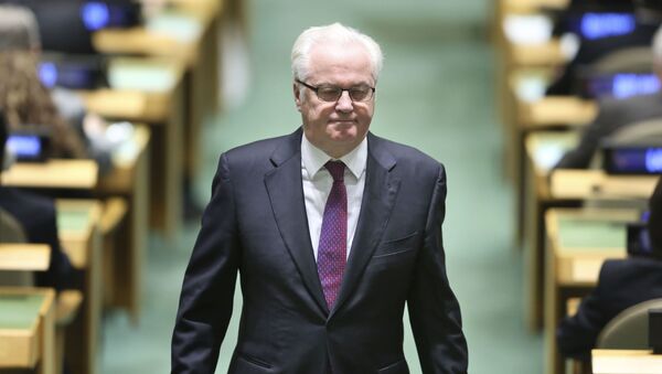 Vitali Churkin, embajador de Rusia ante la ONU - Sputnik Mundo