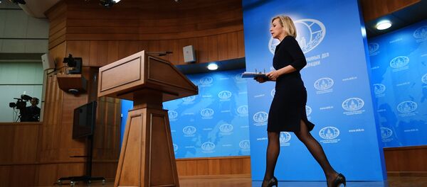María Zajárova, portavoz del Ministerio de Exteriores de Rusia - Sputnik Mundo