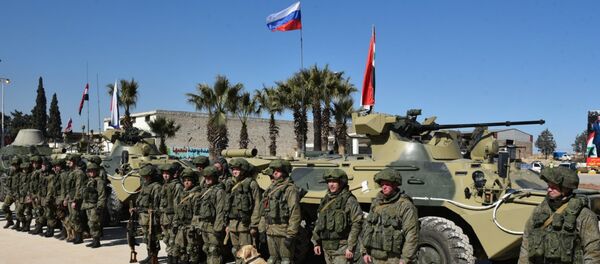 Zapadores rusos en Alepo - Sputnik Mundo