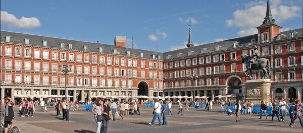 Plaza mayor de Madrid, España - Sputnik Mundo