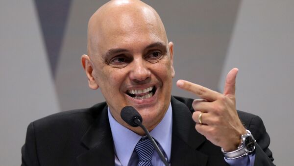 Brazil's Justice Minister Alexandre de Moraes - Sputnik Mundo