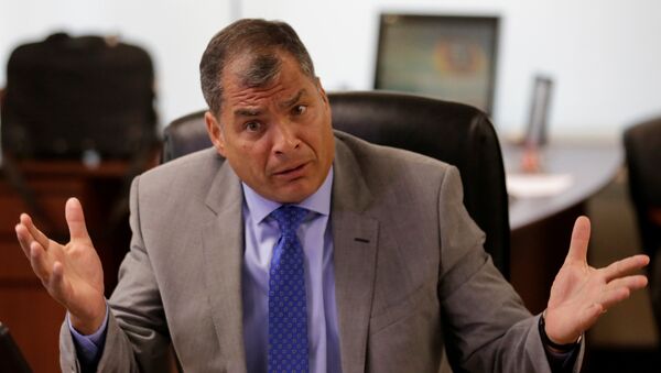 Rafael Correa, expresidente de Ecuador - Sputnik Mundo