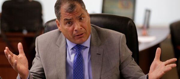Rafael Correa, expresidente de Ecuador - Sputnik Mundo