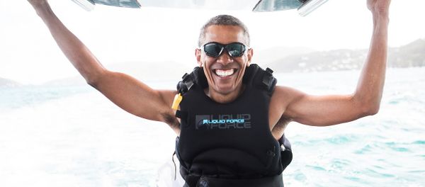 Expresidente de Estados Unidos, Barack Obama, durante sus vacaciones - Sputnik Mundo