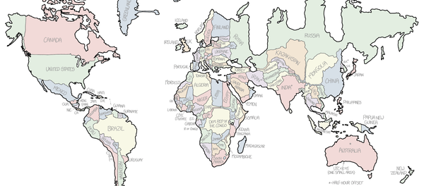 Mapamundi de Randall Munroe - Sputnik Mundo