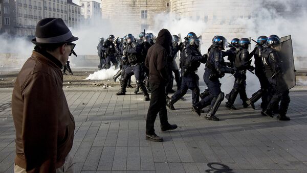 Protestas contra Le Pen en Nantes - Sputnik Mundo