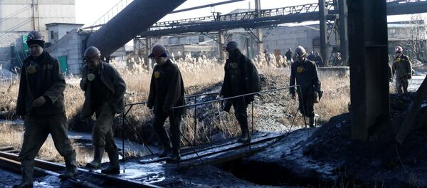 Mineros de Donbás - Sputnik Mundo
