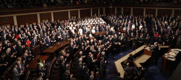 Donald Trump en el Congreso de EEUU (archivo) - Sputnik Mundo