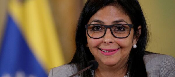 Delcy Rodríguez, ministra de Exteriores de Venezuela - Sputnik Mundo