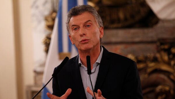 Mauricio Macri, presidente de Argentina (archivo) - Sputnik Mundo