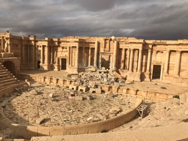 El complejo histórico de Palmira en la provincia siria de Homs El complejo histórico de Palmira en la provincia siria de Homs - Sputnik Mundo