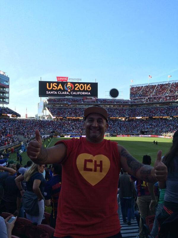 El Chapulín durante un partido de la Copa América Centenario en California - Sputnik Mundo