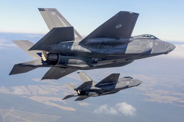El caza de quinta generación F-35 en el salón de aviación 'Avalon 2017' en Australia - Sputnik Mundo
