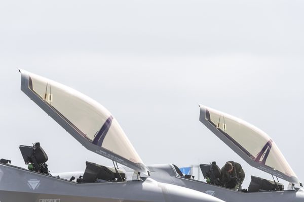 El caza de quinta generación F-35 en el salón de aviación 'Avalon 2017' en Australia - Sputnik Mundo