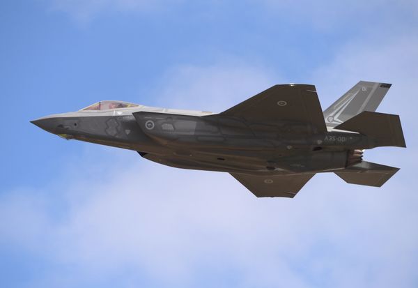 El caza de quinta generación F-35 en el salón de aviación 'Avalon 2017' en Australia - Sputnik Mundo