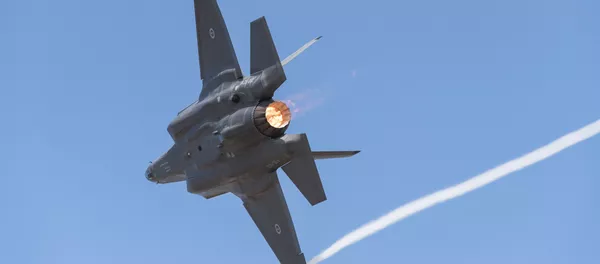 Un caza F-35 (archivo) Un caza F-35 (archivo) - Sputnik Mundo