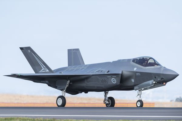El caza de quinta generación F-35 en el salón de aviación 'Avalon 2017' en Australia - Sputnik Mundo