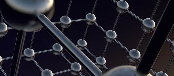 Ilustración gráfica de la estructura cristalina de los átomos - Sputnik Mundo