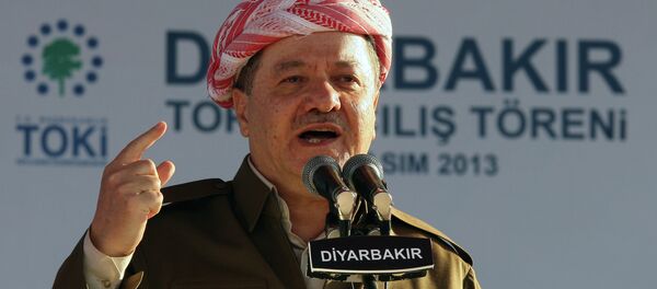Serokê Herêma Kurdistanê Mesûd Barzanî - Sputnik Mundo