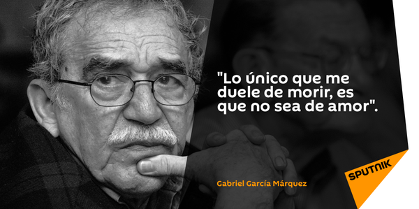 Cita de Gabriel García Márquez - Sputnik Mundo