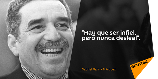 Cita de Gabriel García Márquez - Sputnik Mundo