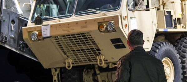 Las primeras partes del escudo antimisiles THAAD llegan a Corea del Sur (archivo) Las primeras partes del escudo antimisiles THAAD llegan a Corea del Sur (archivo) - Sputnik Mundo