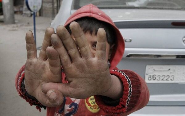 Un niño en Damasco - Sputnik Mundo