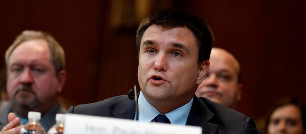 El ministro de Exteriores ucraniano, Pavló Klimkin - Sputnik Mundo