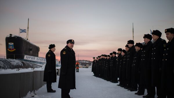 Командир АПЛ Юрий Долгорукий Владимир Ширин Командир АПЛ Юрий Долгорукий Владимир Ширин - Sputnik Mundo