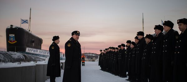 Командир АПЛ Юрий Долгорукий Владимир Ширин - Sputnik Mundo