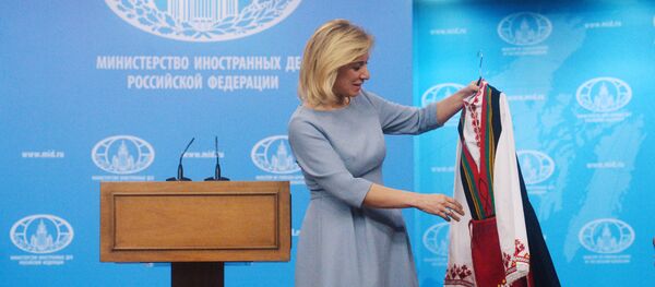 María Zajárova, la portavoz del Ministerio de Exteriores de Rusia - Sputnik Mundo