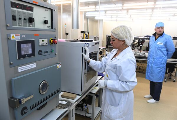 Un laboratorio del Centro Nanotecnológico de Zelenograd Un laboratorio del Centro Nanotecnológico de Zelenograd - Sputnik Mundo
