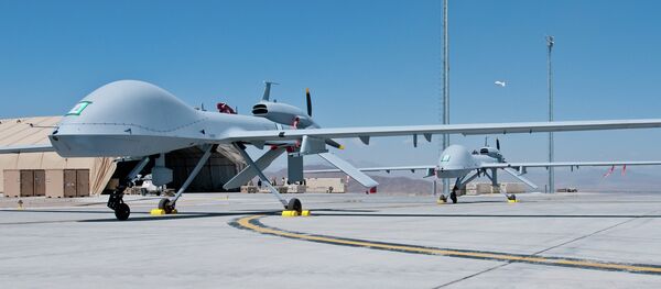 Drones estadounidenses Grey Eagle - Sputnik Mundo